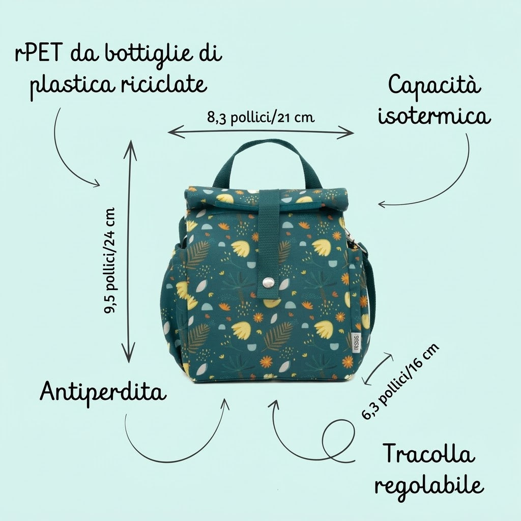 Borsa termica porta pranzo - Elefante Chewy
