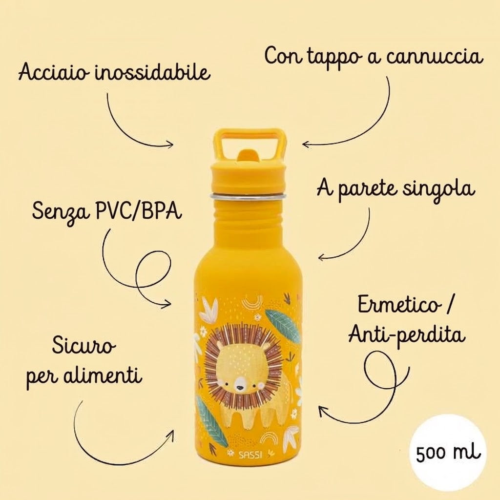 BORRACCIA 500 ML –  IL LEONE