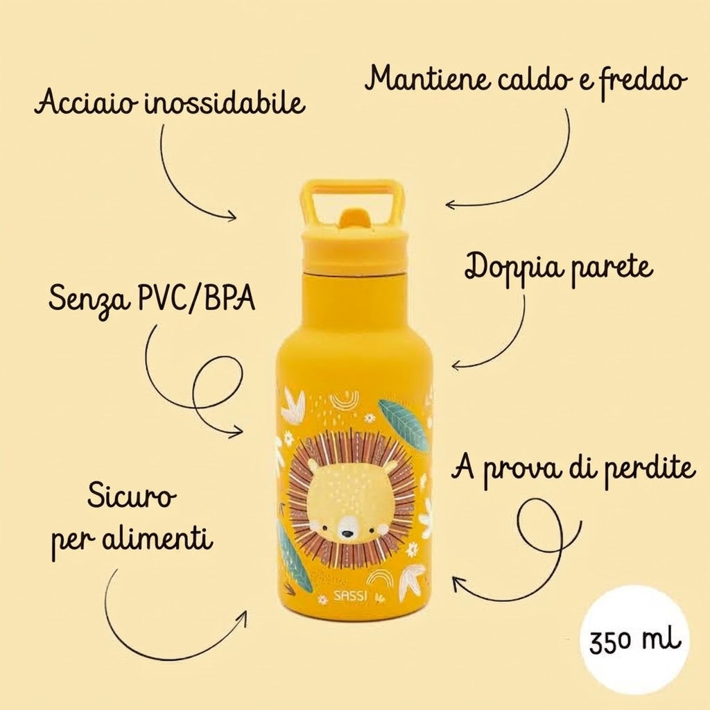 BORRACCIA TERMICA 350 ML Il Leone