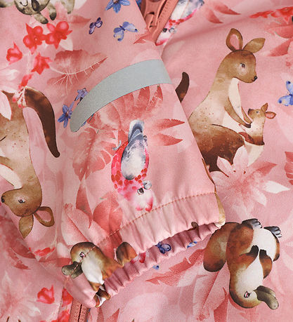 Giacca softshell CeLaVi - Stampa a fiori di pesco